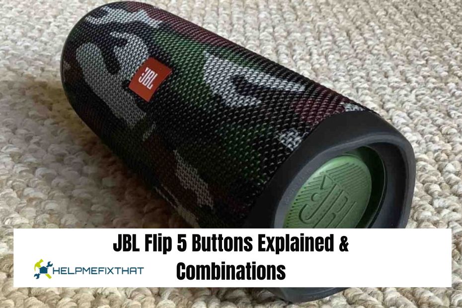 JBL Flip 5 Buttons Explained & Combinations