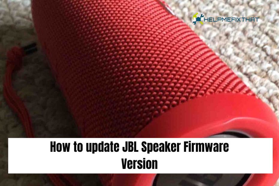 How to update JBL Speaker Firmware Version